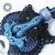 Granatowy wisior soutache, murano / Tender December / Biżuteria / Wisiory