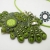 Zielony komplet soutache (wisior, kolczyki) / Tender December / Biżuteria / Komplety