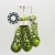 Zielony komplet soutache (wisior, kolczyki) / Tender December / Biżuteria / Komplety