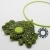 Zielony komplet soutache (wisior, kolczyki) / Tender December / Biżuteria / Komplety