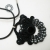 Czarny komplet soutache (wisior, kolczyki) / Tender December / Biżuteria / Komplety
