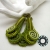 Młode paprotki - kolczyki soutache 3D / Tender December / Biżuteria / Kolczyki