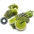 Płaszczki - komplet soutache 3D / Tender December / Biżuteria / Komplety