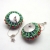 Kolczyki soutache 3D zielono-pomarańczowe / Tender December / Biżuteria / Kolczyki