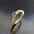 BIZOE, Biżuteria, Pierścionki, Złoty pierścionek z brylantem 0,12 ct 