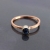 Złoty pierścionek z szafirem / BIZOE / Biżuteria / Pierścionki