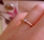 Złoty pierścionek z brylantem 0,02 ct SI/H / BIZOE / Biżuteria / Pierścionki