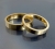 Obrączki ślubne o fakturowanych boczkach z żółtego złota pr. 0,585 / BIZOE / Biżuteria / Obrączki Ślubne