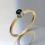 BIZOE, Biżuteria, Pierścionki, Złoty pierścionek z zielonym turmalinem