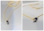 Złoty naszyjnik z szafirem / BIZOE / Biżuteria / Wisiory