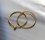 Podwójny złoty pierścionek z brylantem 0,015 / BIZOE / Biżuteria / Pierścionki