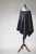 Knitwear Factory, Akcesoria, Swetry i poncza, Szare  Poncho z wełny parzonej z aplikacją