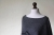 Szare  Poncho z wełny parzonej z aplikacją / Knitwear Factory / Akcesoria / Swetry i poncza