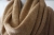 Krótki beżowo-kamelowy pulower z oddzielnym otulaczem, wykonany z kaszmiru, wełny i moheru- camel pullover / Knitwear Factory / Moda / Swetry i poncza
