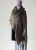 Asymetryczne poncho z frędzlami i oddzielnym golfem wykonane z alpaki, moheru, merino i wełny- womens poncho / Knitwear Factory / Moda / Swetry i poncza