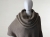 Asymetryczne poncho z frędzlami i oddzielnym golfem wykonane z alpaki, moheru, merino i wełny- womens poncho / Knitwear Factory / Moda / Swetry i poncza