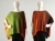 Knitwear Factory, Moda, Swetry i poncza, Kolorowe poncho wykonane z bawełny i akrylu, gotowe do wysyłki- colorful poncho