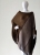 Brązowe poncho z otulaczem, wykonane z mohairu, gotowe do wysyłki- brown poncho / Knitwear Factory / Moda / Swetry i poncza