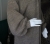 Beżowy kardigan z alpaki, kid moheru i błyszczącej złotej nitki- alpaca cardigan / Knitwear Factory / Moda / Swetry i poncza
