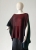 Wielokolorowe poncho wykonane z bawełny i akrylu, gotowe do wysyłki- colorful poncho / Knitwear Factory / Moda / Swetry i poncza