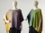 Knitwear Factory, Moda, Swetry i poncza, Ombre poncho wykonane z bawełny i akrylu, gotowe do wysyłki- colorful poncho
