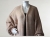 Różowy kardigan z alpaki, kaszmiru, kid moheru i błyszczącej złotej nitki- alpaca cardigan / Knitwear Factory / Moda / Swetry i poncza