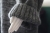 Melanżowy szary długi sweter- kardigan wykonany z wełny, alpaki i moheru- womens alpaca sweater / Knitwear Factory / Moda / Swetry i poncza