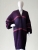 Fioletowy kardigan wykonany z alpaki, jedwabiu, merino i moheru, gotowy do wysyłki- purple cardigan / Knitwear Factory / Moda / Swetry i poncza