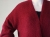 Czerwony krótki kardigan wykonany z bawełny i wełny, gotowy do wysyłki- womens sweater / Knitwear Factory / Moda / Swetry i poncza