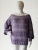 Lawendowy pulower wykonany z bawełny i lnu, gotowy do wysyłki- lavender pullover / Knitwear Factory / Moda / Swetry i poncza