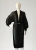 Czarny ażurowy kardigan z efektem "bling-bling" z bawełny tasiemkowej- black cotton cardigan / Knitwear Factory / Moda / Swetry i poncza