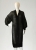 Czarny ażurowy kardigan z efektem "bling-bling" z bawełny tasiemkowej- black cotton cardigan / Knitwear Factory / Moda / Swetry i poncza