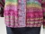 Kolorowy kardigan z włóczki tasiemkowej- womens cardigan / Knitwear Factory / Moda / Swetry i poncza