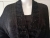 Czarny krótki kardigan z cekinami wykonany z bawełny i bambusa- black cardigan / Knitwear Factory / Moda / Swetry i poncza