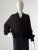 Czarny krótki kardigan z cekinami wykonany z bawełny i bambusa- black cardigan / Knitwear Factory / Moda / Swetry i poncza