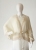 Ecru krótki kardigan, wykonany z kid moheru i merino superwash, gotowy do wysyłki- wedding cardigan / Knitwear Factory / Moda / Swetry i poncza