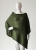 Zielone poncho z jedwabnego moheru- silk poncho / Knitwear Factory / Moda / Swetry i poncza