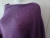 Fioletowe poncho z jedwabnego moheru- silk poncho / Knitwear Factory / Moda / Swetry i poncza