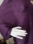 Fioletowe poncho z jedwabnego moheru- silk poncho / Knitwear Factory / Moda / Swetry i poncza