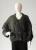 Grafitowy krótki kardigan, wykonany z jedwabnego moheru i alpaki, gotowy do wysyłki- gray cardigan / Knitwear Factory / Moda / Swetry i poncza