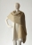 Beżowy szal z alpaki, jedwabiu i wełny- alpaca and silk scarf / Knitwear Factory / Moda / Szale i chusty