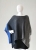 Poncho z efektem ombre wykonane z bawełny- ombre poncho / Knitwear Factory / Moda / Swetry i poncza