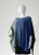 Poncho z efektem ombre wykonane z bawełny- ombre poncho / Knitwear Factory / Moda / Swetry i poncza