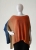 Poncho z bawełny z efektem ombre- cotton poncho / Knitwear Factory / Moda / Swetry i poncza