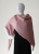 Różowa chusta z wełny merino- merino shawl / Knitwear Factory / Moda / Szale i chusty