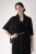 Knitwear Factory, Moda, Szale i chusty, Czarna chusta z wełny merino- 100% handmade