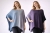 Knitwear Factory, Moda, Swetry i poncza, Kolorowe poncho z bawełny ? cotton poncho