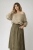 Pulower wykonany z bawełny i lnu, gotowy do wysyłki- linen pullover / Knitwear Factory / Moda / Swetry i poncza