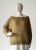 Złoty pulower wykonany z bawełny i lnu, z błyszczącymi cekinami, gotowy do wysyłki / Knitwear Factory / Moda / Swetry i poncza
