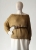 Złoty pulower wykonany z bawełny i lnu, z błyszczącymi cekinami, gotowy do wysyłki / Knitwear Factory / Moda / Swetry i poncza